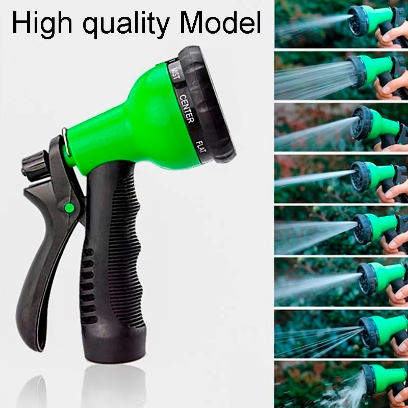 Gardening Tools Youtube - Dysza do węża ogrodowego 8-funkcyjna, wysokociśnieniowa,