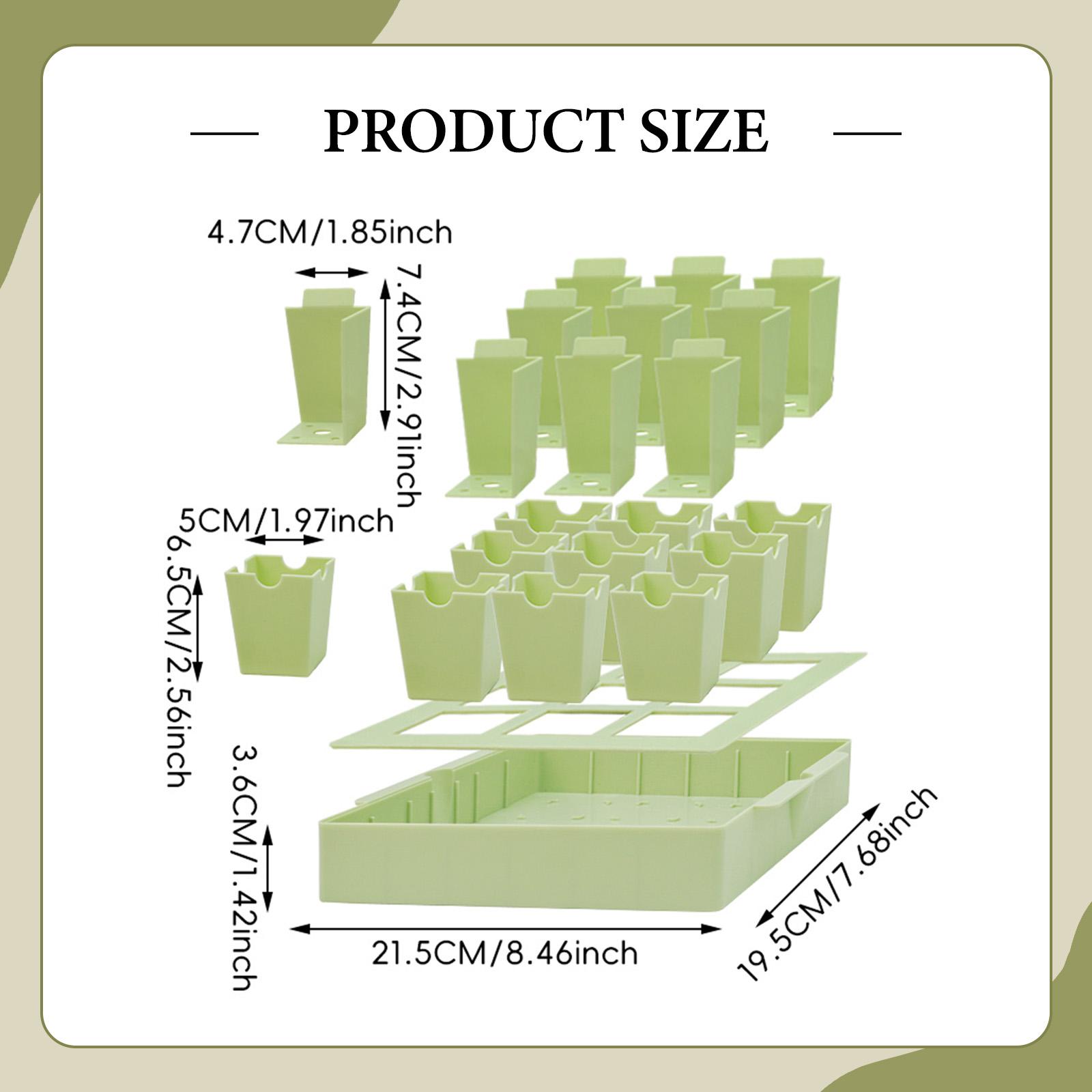 Propagation Tray Dome - Taca do rozsady roślin, wielokrotnego użytku,