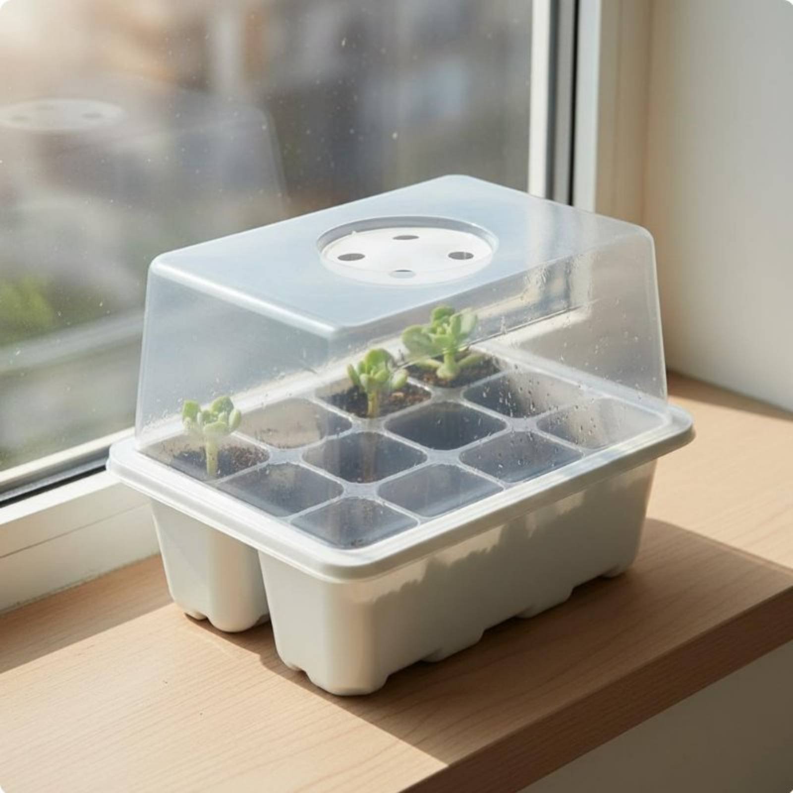 Propagation Tray Dome - Taca do wysiewu nasion z 12