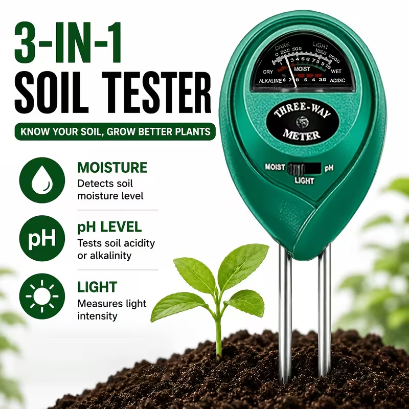 Gardening Tools Equipment - Tester gleby 3 w 1 (miernik