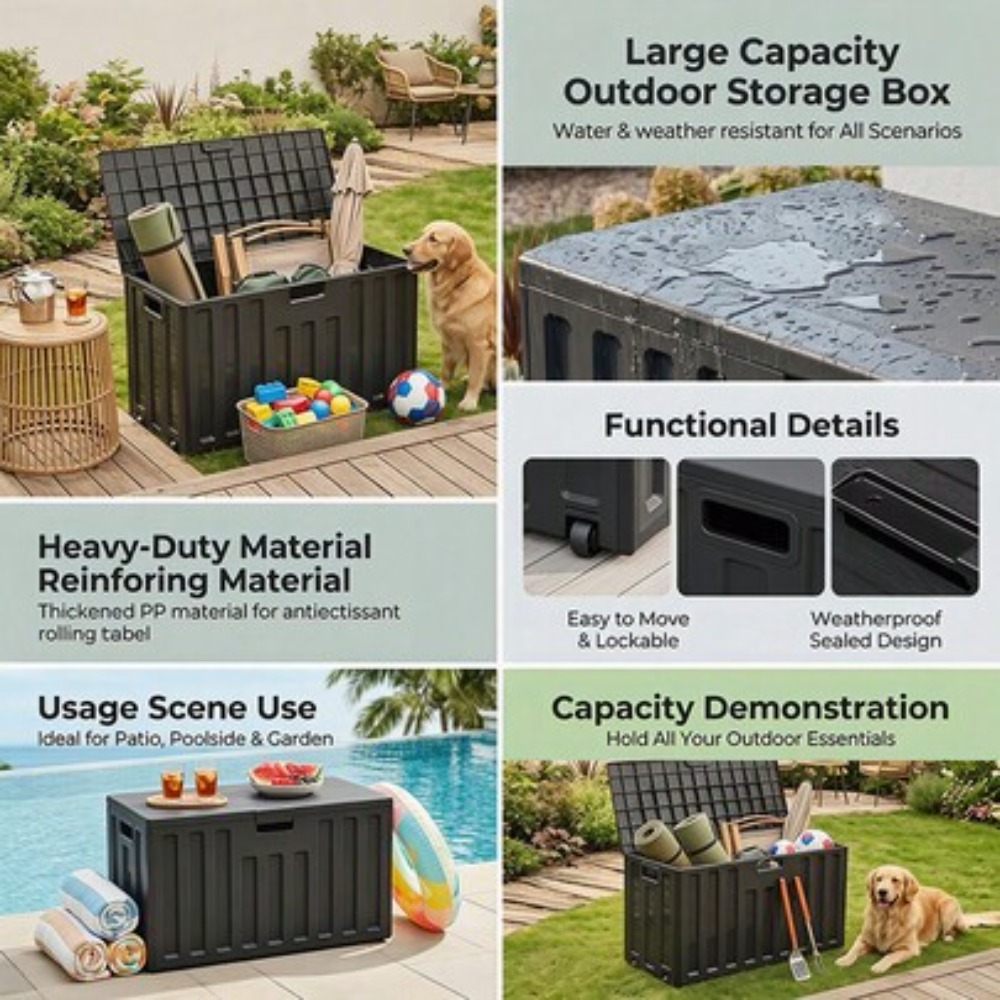 Duży pojemnik do przechowywani – Gardening Tools Equipment recenzja i cena