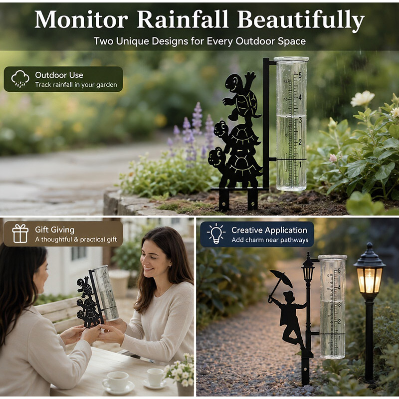 Metalowy ogrodowy miernik desz – Gardening Tools Youtube recenzja i cena