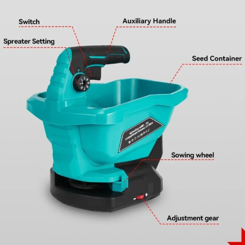 Ręczny elektryczny rozsiewacz  – Gardening Tools Electric recenzja i cena