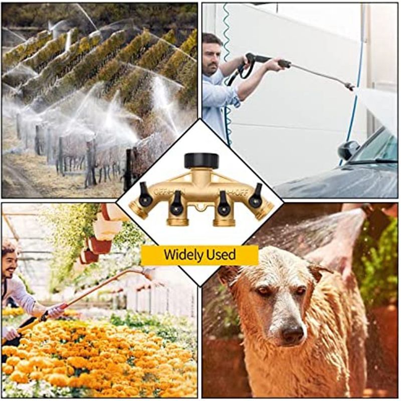 Rozgałęźnik do węża z mosiądzu – Gardening Tools Yellow recenzja i cena