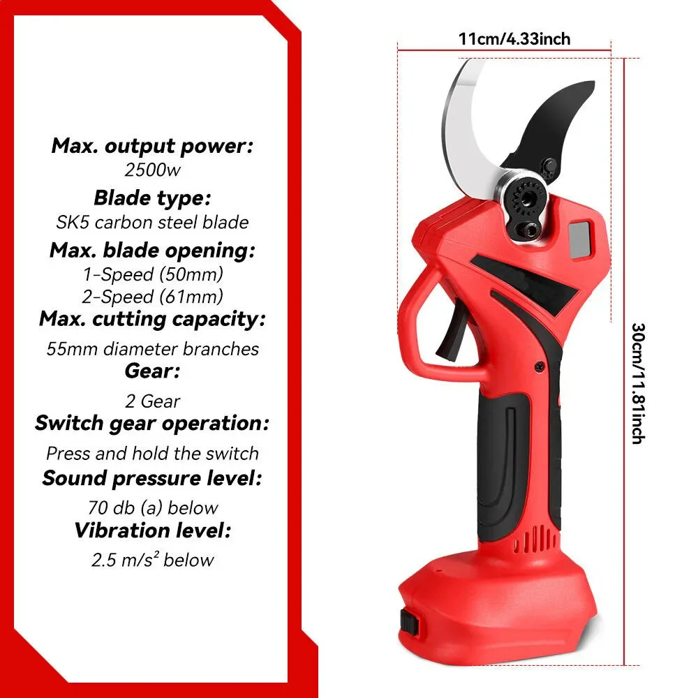 55mm bezszczotkowe nożyce elek – Gardening Tools Scissors recenzja i cena